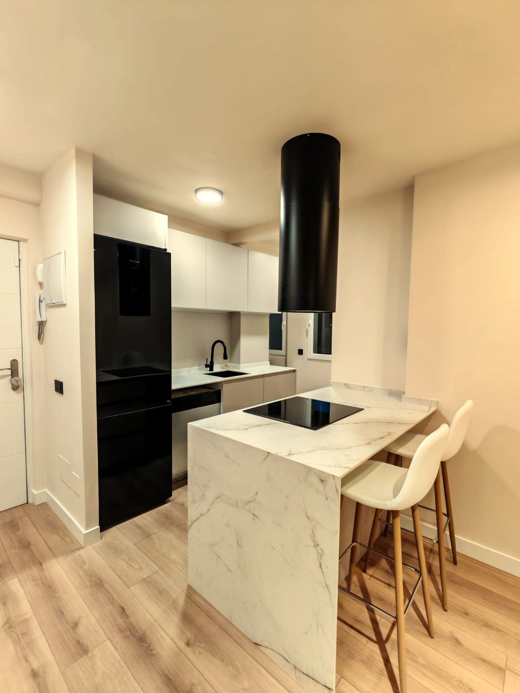 Cocina con barra